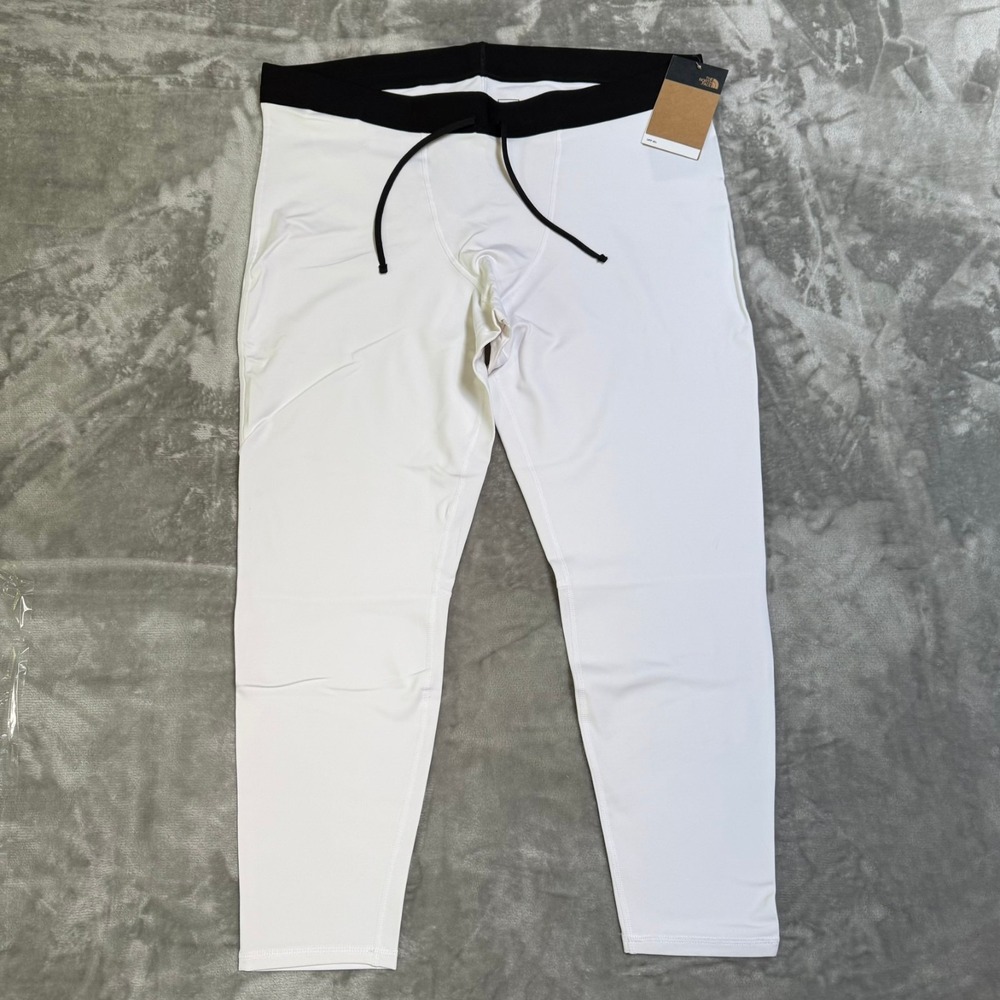 The North Face Winter Warm Essential Leggings Mens XXL White Black UPF New NWT